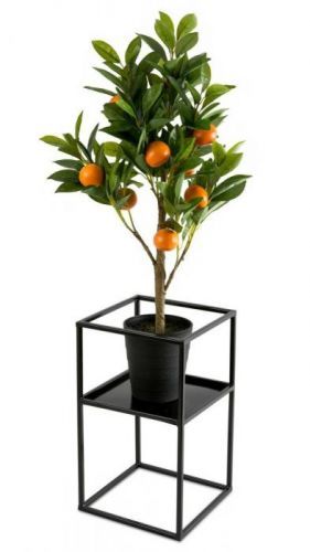 Stojan na květiny Lia 40 cm černý