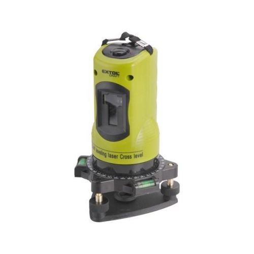 Krížový laser Extol Craft... Křížový liniový laser s pracovním dosahem 10 m dokáže rychle a jednoduše provádět nivelační práce v rozsahu 360°. Určeno