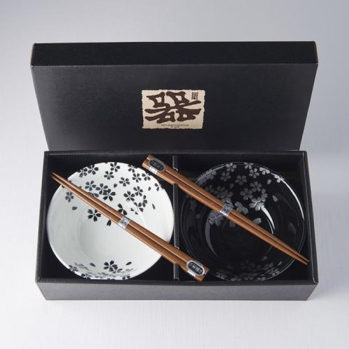 Set misiek s paličkami Silver Sakura