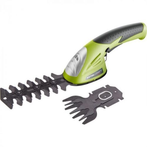 Nožnice na trávu Extol Craft 415120... Akumulátorové nůžky se stříhacím nástavcem na trávu/na živé ploty jsou vybaveny 1x Li-Ion aku 3,6V s kapacitou