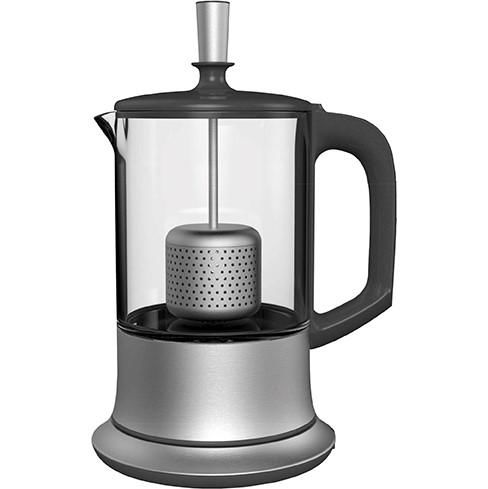 Čajovar Profi Cook PC-TK 1165 čierny/nerez... Čajovar a konvice v jednom, elektronické nastavení teploty od 70 °C do 100 °C, čajový filtr je vyroben z