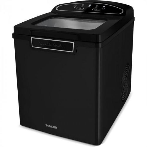 Výrobník ľadu Sencor SIM 3000BK... Kompaktní a přenosný design, vytvoří až 12 kg ledu za den, 2 velikosti ledu.