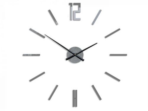 Moderné nástenné hodiny CARLO GRAY HMCNH057-gray