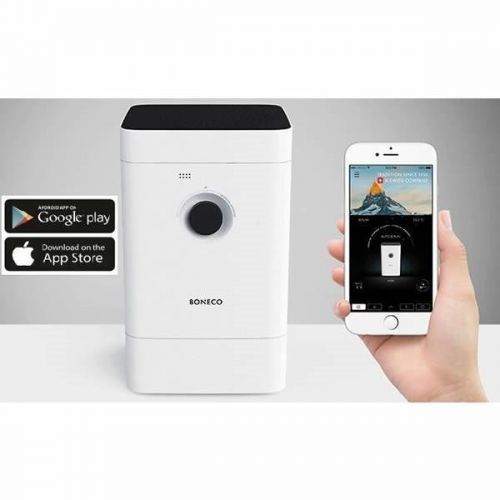 Zvlhčovač vzduchu Boneco H300 biely... Zvlhčovač a čistič vzduchu vhodný pro místnost do 50 m2 s maximálním zvlhčovacím výkonem 350 ml/hod