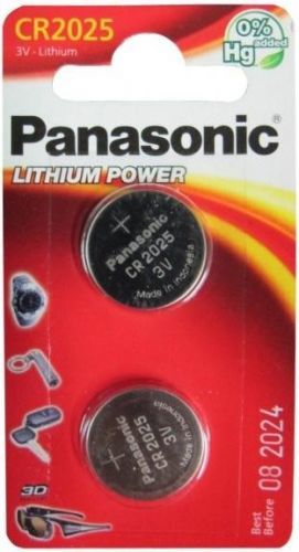 Batéria lítiová Panasonic CR2025, blistr 2ks...