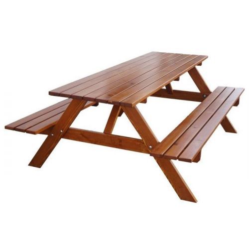 ROJAPLAST ZAHRADNY DREVENY SET PIKNIK 160 CM LAKOVANY, 245/11