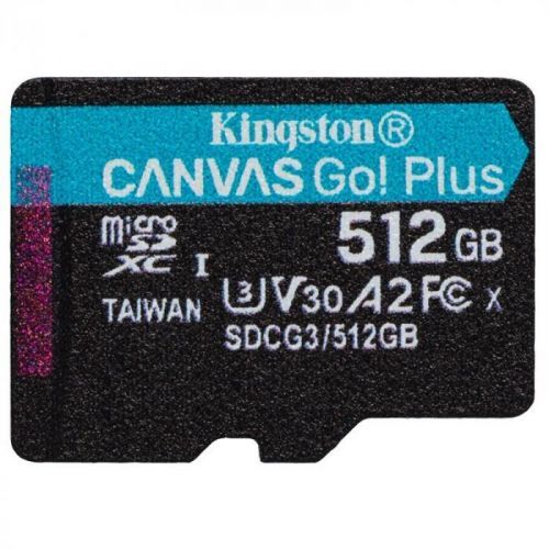 Pamäťová karta Kingston Canvas Go! Plus Microsdxc 512GB UHS-I U3...