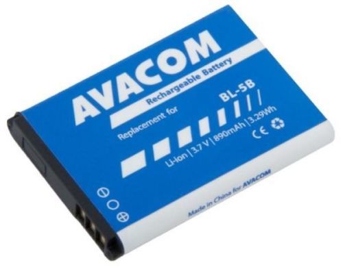 Batéria Avacom pro Nokia 3220, 6070, Li-Ion 3,7V 890mAh (náhrada... Baterie pro mobilní telefon značky NOKIA, fotoaparát GENIUS. Náhrada za akumulátor