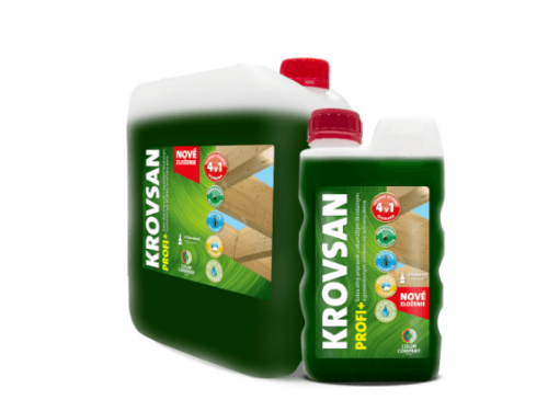 COLOR COMPANY Krovsan PROFI + - fungicídny ochranný prípravok - zelený - 5 L