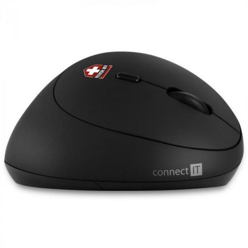 Myš  Connect IT vertikální, ergonomická pro ženy čierna...