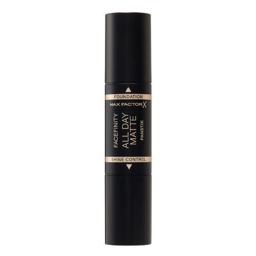 Max Factor Zmatňujúca báza a make-up v tyčinke 2v1 Facefinity (All Day Matte Panstick) 11 g 55 Beige