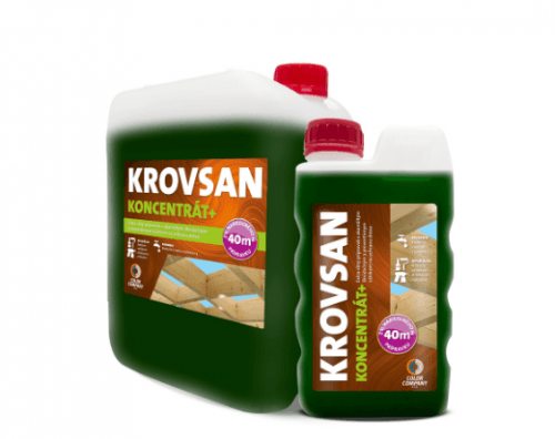 COLOR COMPANY Krovsan KONCENTRÁT + - koncentrát na ochranu dreva - hnedý - 1 L