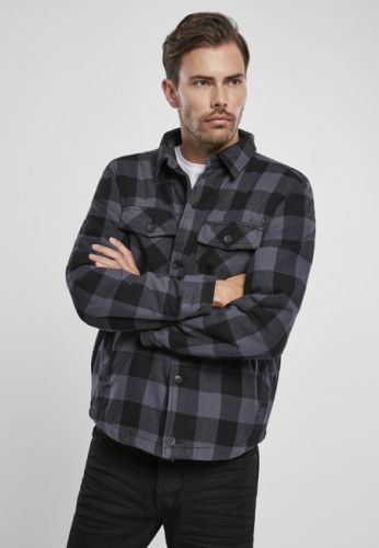 Urban Classics Lumberjacket black/grey - S