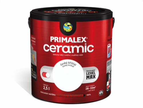 PRIMALEX Primalex Ceramic - čistiteľná interiérová farba - anglický grafit - 2,5 L