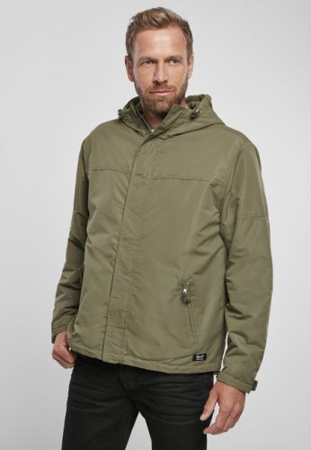 Urban Classics Windbreaker Frontzip olive - S