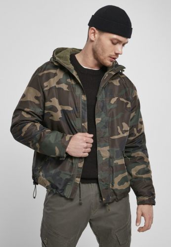Urban Classics Windbreaker Frontzip woodland - S