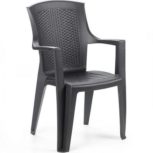 Záhradná stolička Eden antracit 87101