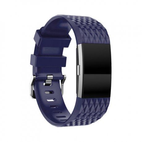 Fitbit Charge 2 Silicone Diamond (Small) remienok, Blue