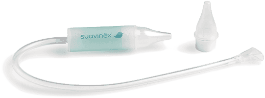 SUAVINEX Odsávačka nosných hlienov anatomická 0% bpa novinka