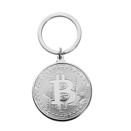 Prívesok Bitcoin-Strieborná KP3832