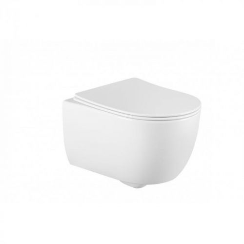 Závěsná WC mísa MEXEN CARMEN 2 + prkénko SLIME