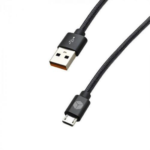Micro čierny STURDO 3A kábel (1.5m) 8mm konektor