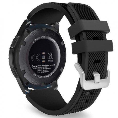 Samsung Gear S3 Silicone Sport remienok, Black