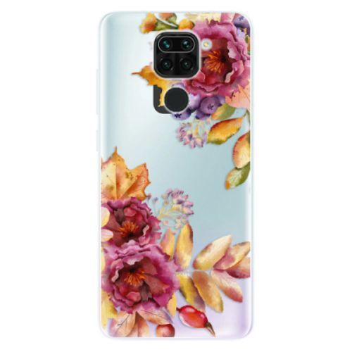 Odolné silikónové puzdro iSaprio - Fall Flowers - Xiaomi Redmi Note 9