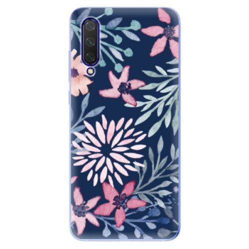 Odolné silikónové puzdro iSaprio - Leaves on Blue - Xiaomi Mi 9 Lite