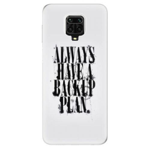 Odolné silikónové puzdro iSaprio - Backup Plan - Xiaomi Redmi Note 9 Pro / Note 9S