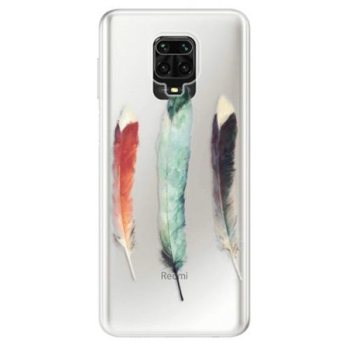 Odolné silikónové puzdro iSaprio - Three Feathers - Xiaomi Redmi Note 9 Pro / Note 9S