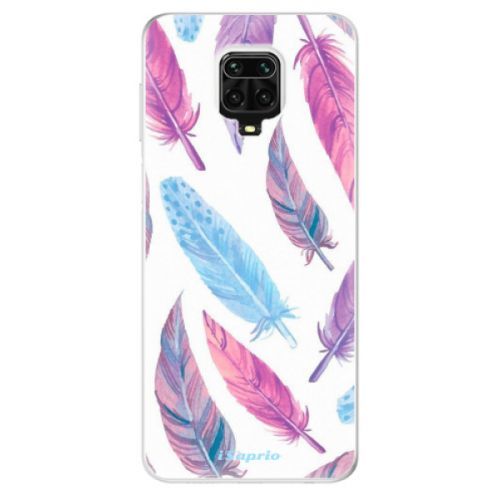 Odolné silikónové puzdro iSaprio - Feather Pattern 10 - Xiaomi Redmi Note 9 Pro / Note 9S