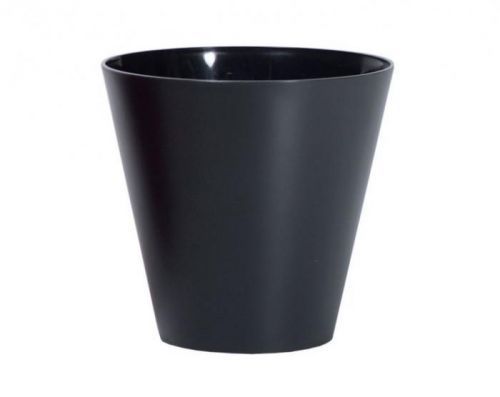 Květináč Tubus Simple tmavě šedý