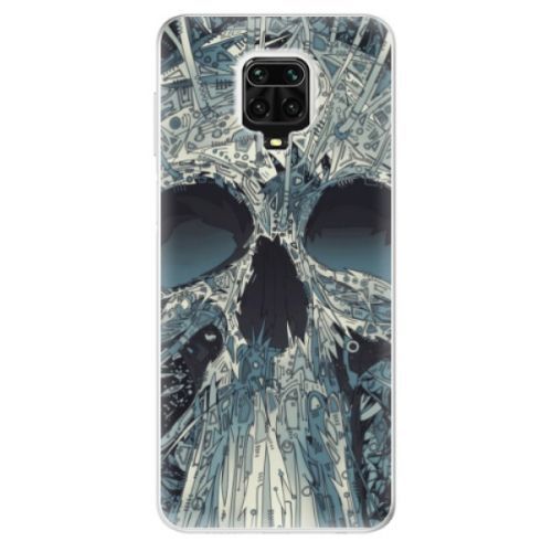 Odolné silikónové puzdro iSaprio - Abstract Skull - Xiaomi Redmi Note 9 Pro / Note 9S