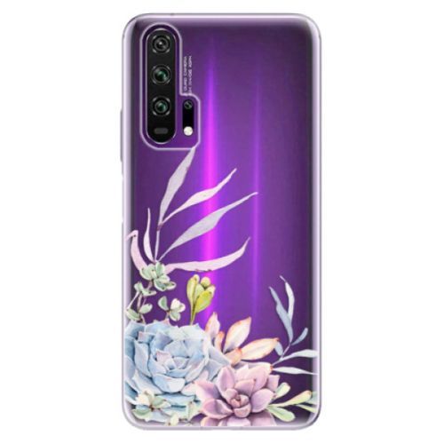 Odolné silikónové puzdro iSaprio - Succulent 01 - Honor 20 Pro