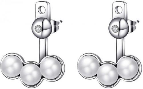 S`Agapõ Dvojité náušnice s perličkami Marylin SMY21