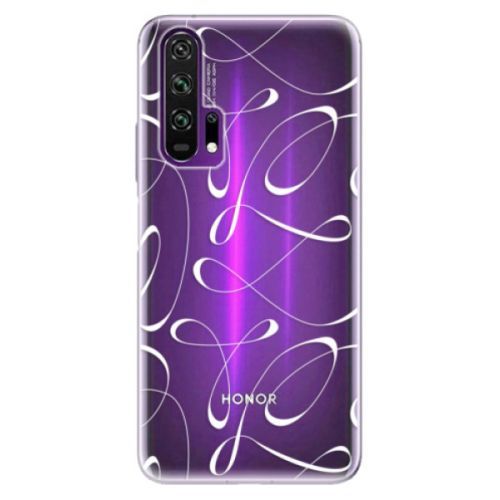 Odolné silikónové puzdro iSaprio - Fancy - white - Honor 20 Pro