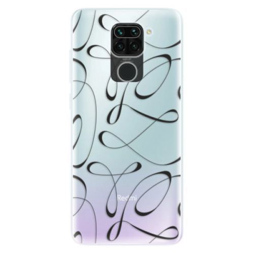Odolné silikónové puzdro iSaprio - Fancy - black - Xiaomi Redmi Note 9