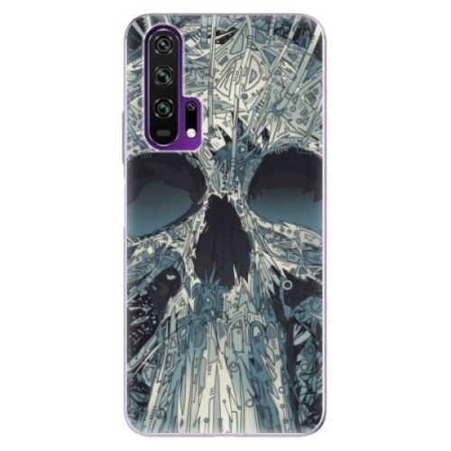 Odolné silikónové puzdro iSaprio - Abstract Skull - Honor 20 Pro