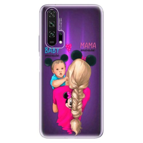Odolné silikónové puzdro iSaprio - Mama Mouse Blonde and Boy - Honor 20 Pro