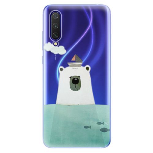 Odolné silikónové puzdro iSaprio - Bear With Boat - Xiaomi Mi 9 Lite