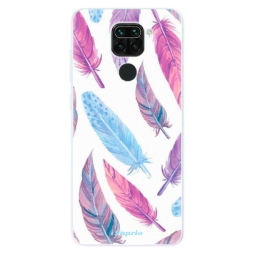 Odolné silikónové puzdro iSaprio - Feather Pattern 10 - Xiaomi Redmi Note 9