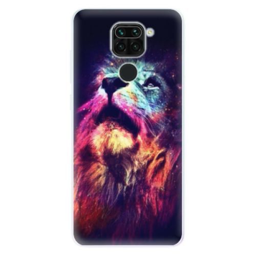 Odolné silikónové puzdro iSaprio - Lion in Colors - Xiaomi Redmi Note 9