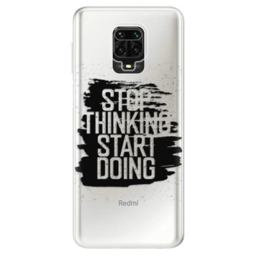 Odolné silikónové puzdro iSaprio - Start Doing - black - Xiaomi Redmi Note 9 Pro / Note 9S
