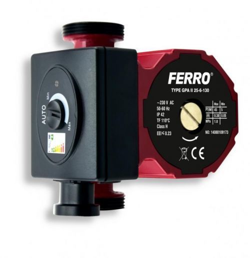 NOVASERVIS - Oběhové elektronické čerpadlo Weberman 25-60/130mm (W0604)