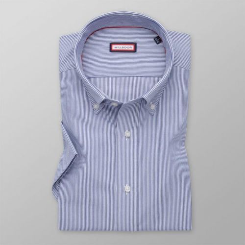 Pánska košeľa Slim Fit s jemným tmavo modrým vzorom 11889