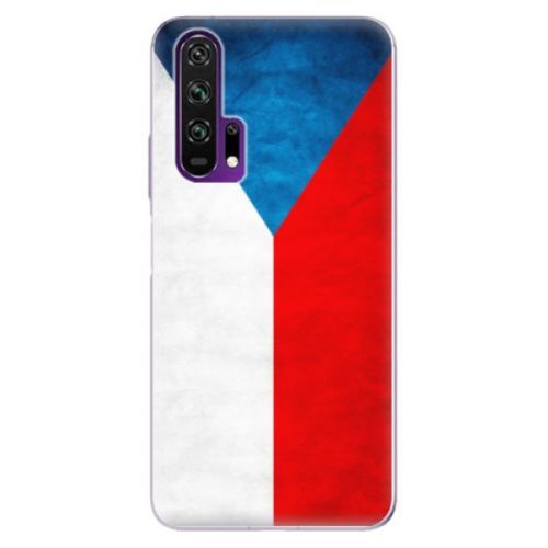 Odolné silikónové puzdro iSaprio - Czech Flag - Honor 20 Pro