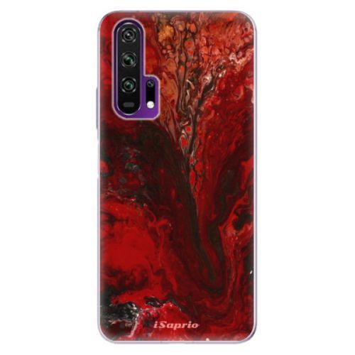 Odolné silikónové puzdro iSaprio - RedMarble 17 - Honor 20 Pro