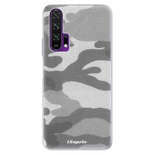 Odolné silikónové puzdro iSaprio - Gray Camuflage 02 - Honor 20 Pro