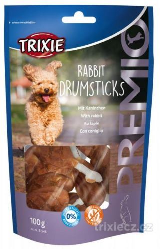Dog poch. RABBIT Drumstick 8 ks / 100 g (trixie) - 100g